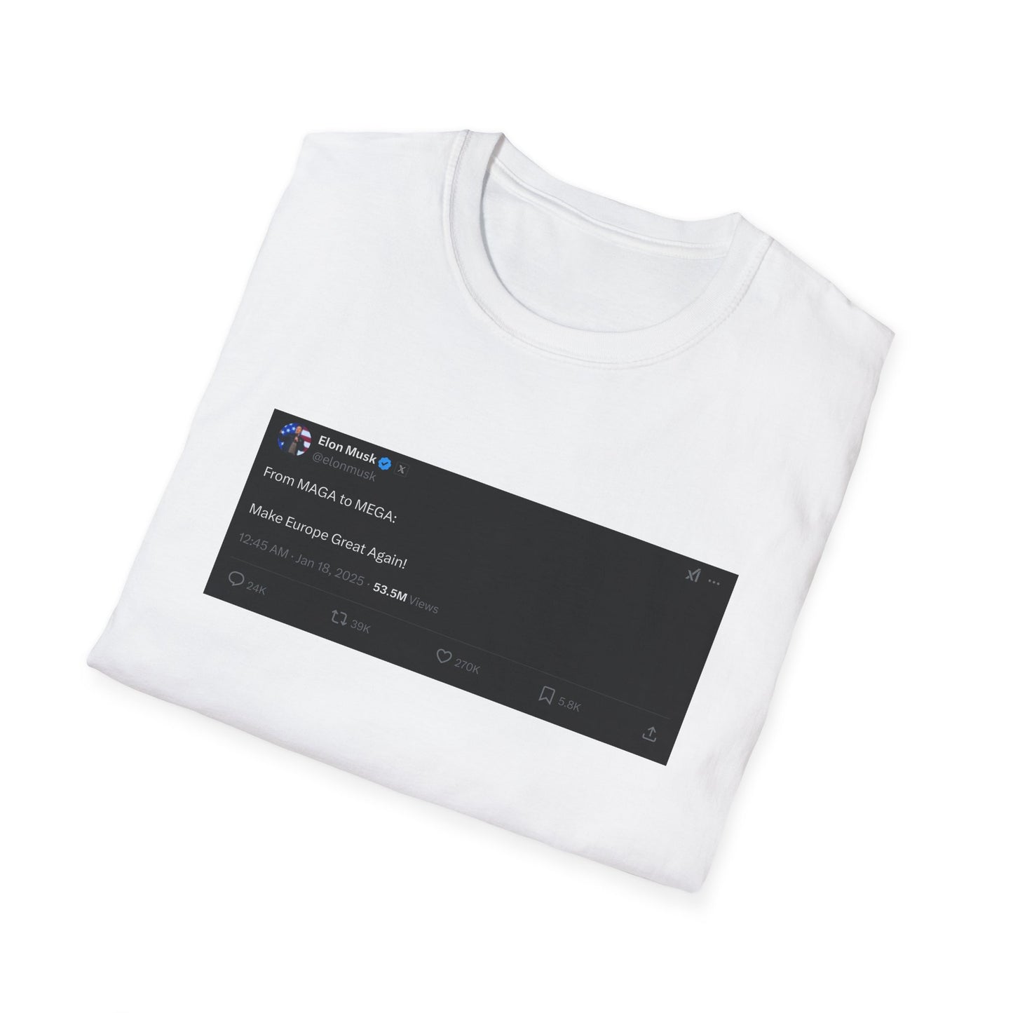 "Make Europe Great" Cotton Tee