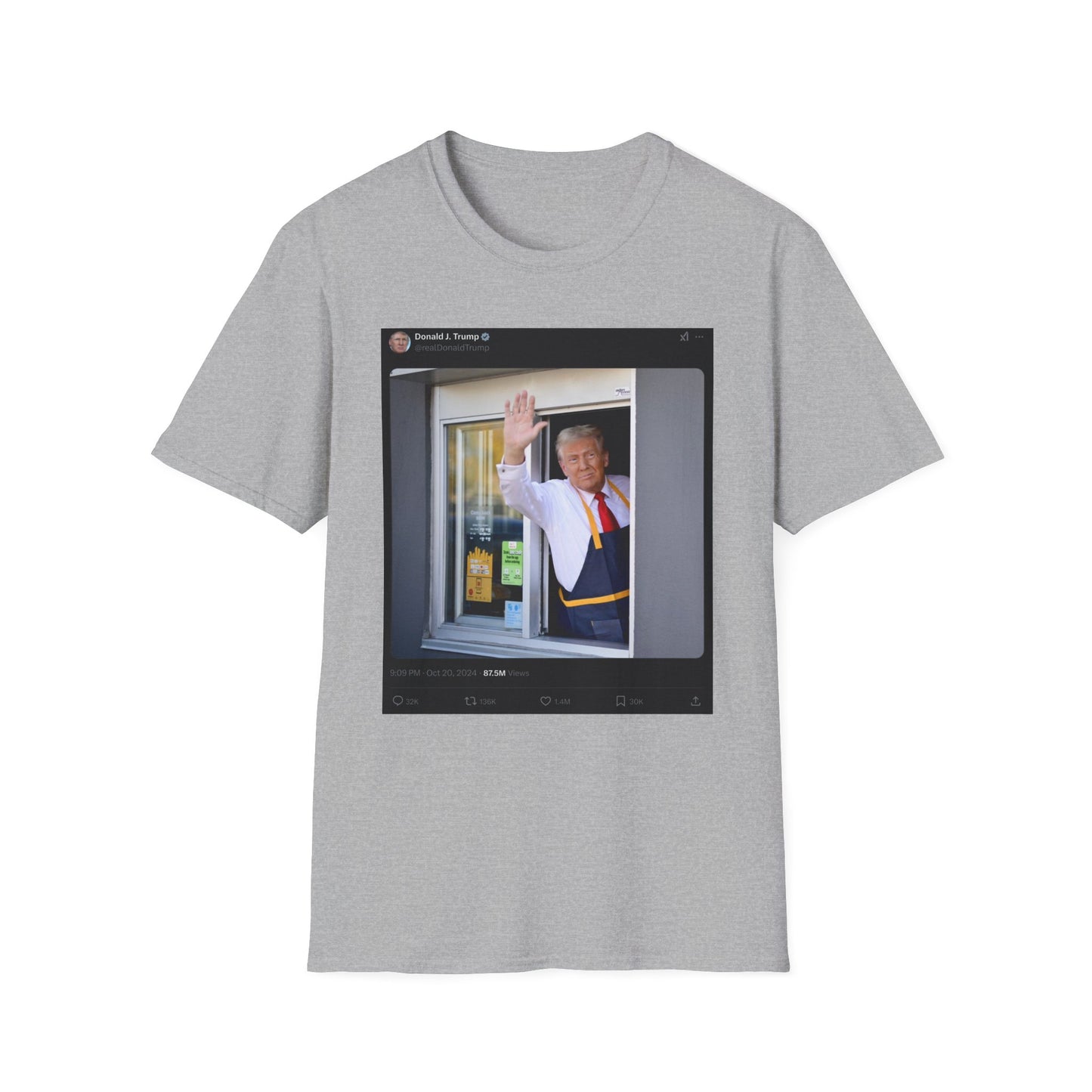 "Drive-Thru President" Cotton Tee