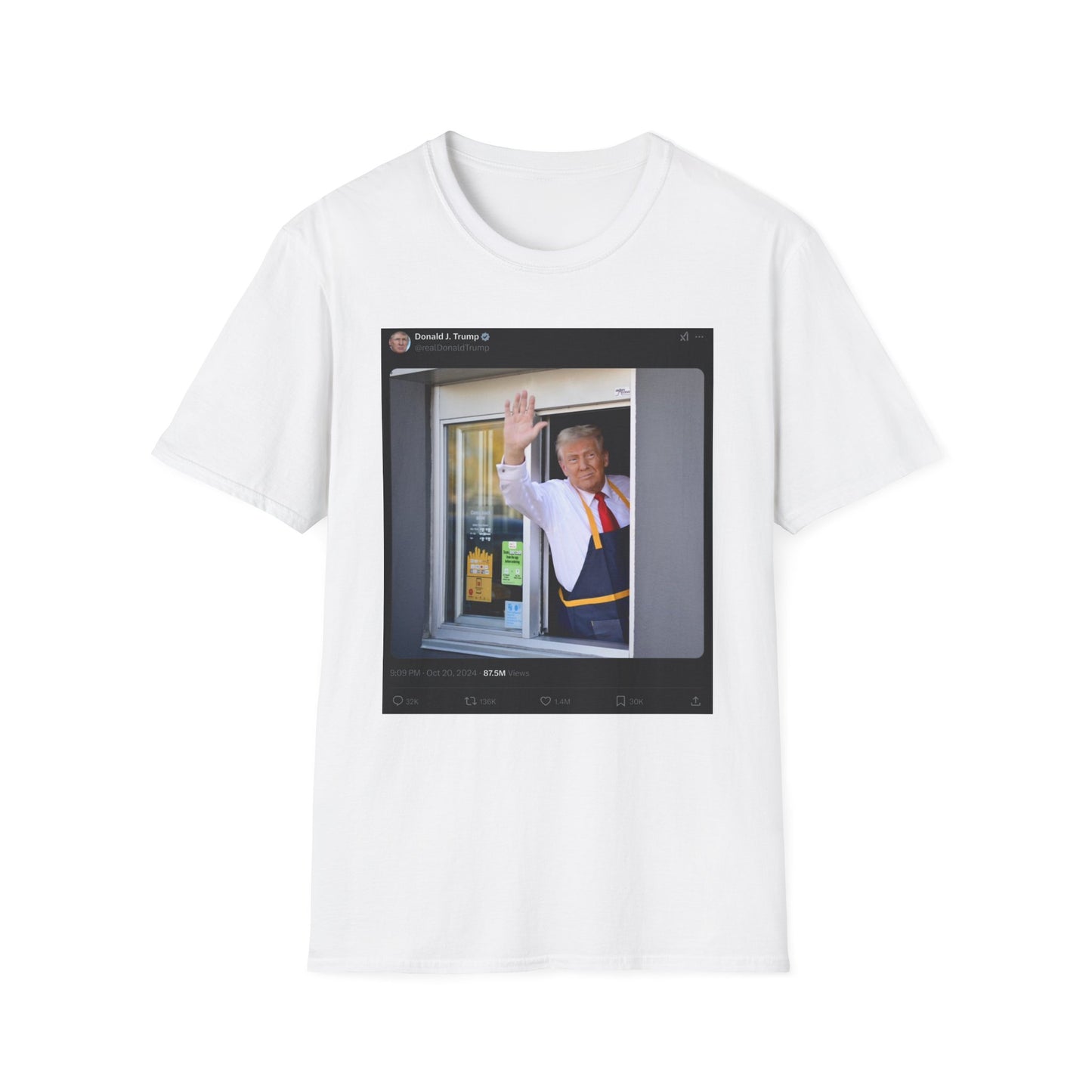 "Drive-Thru President" Cotton Tee